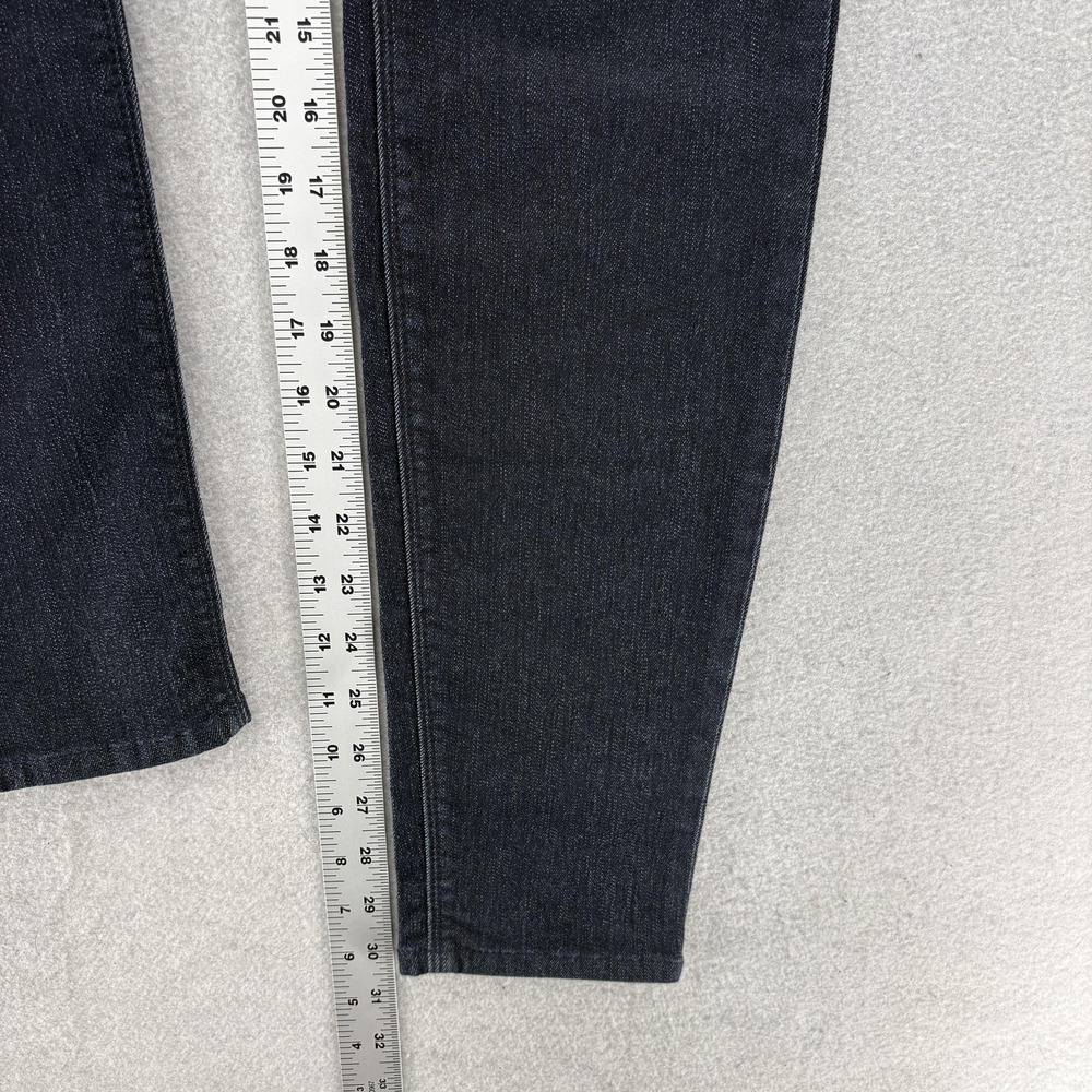 White House Black Market High Rise Skinny Jeans Womens 2 Blue Dark Wash Stretch - Picture 7 of 11